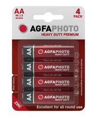 Patareid Elements AgfaPhoto Heavy Duty AA R6 (4 tk) hind ja info | Patareid | kaup24.ee