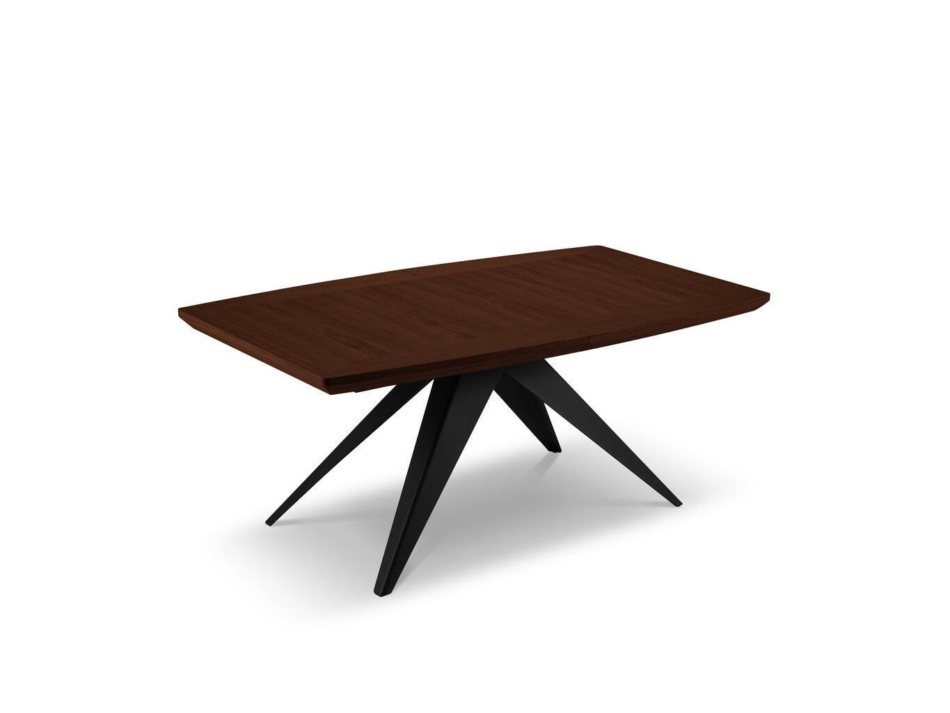 Pikendatav laud Windsor & Co Sky, 200 cm, tumepruun/must hind ja info | Köögi- ja söögilauad | kaup24.ee