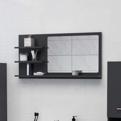 vidaXL vannitoa peeglikapp hall 90x10,5x45 cm puitlaastplaat цена и информация | Шкафчики для ванной | kaup24.ee