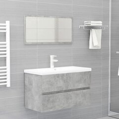 Набор мебели для ванной, 2 предмета, серый цена и информация | Комплекты в ванную | kaup24.ee