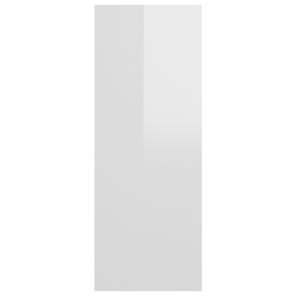 vidaXL konsoollaud, kõrgläikega valge, 105x30x80 cm, puitlaastplaat hind ja info | Konsoollauad | kaup24.ee
