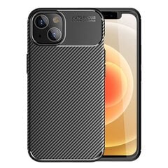 Carbon Elite telefoniümbris sobib iPhone 7 / 8 / SE 2020, must цена и информация | Чехлы для телефонов | kaup24.ee