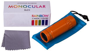 Monokulaarne Levenhuk Rainbow 8x25, oranž värv hind ja info | Binoklid | kaup24.ee