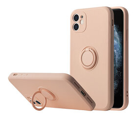 Vennus Silicone Ring telefoniümbris sobib iPhone 7 / 8 / SE 2020, roosa hind ja info | Telefoni kaaned, ümbrised | kaup24.ee