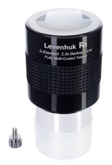 Barlow Levenhuk 2.5x hind ja info | Mikroskoobid ja teleskoobid | kaup24.ee