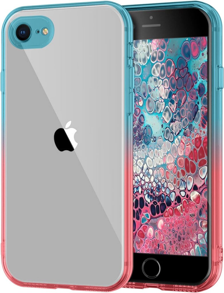 ColorFul Hard Case For Apple iPhone 7/8/SE2020, sinine/ roosa цена и информация | Telefoni kaaned, ümbrised | kaup24.ee