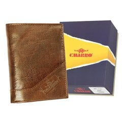 Мужской кошелек из натуральной кожи Charro, коричневый цена и информация | Мужские кошельки | kaup24.ee
