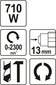 Elektriline lööktrell 710W Yato YT-82035 цена и информация | Akutrellid, kruvikeerajad | kaup24.ee