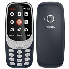 Mobiiltelefon Nokia 3310(2017) DS, Sinine hind ja info | Telefonid | kaup24.ee
