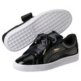 Кроссовки женские Puma Basket Heart Patent, черные