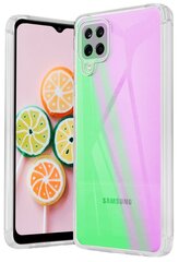 Aurora Holographic Neon color hard case Samsung Galaxy A12 hind ja info | Telefoni kaaned, ümbrised | kaup24.ee