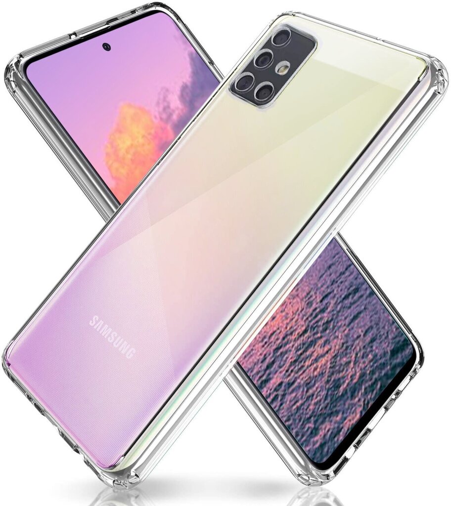 Aurora Holographic Neon color hard case Samsung Galaxy A51 цена и информация | Telefoni kaaned, ümbrised | kaup24.ee