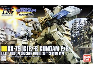 Bandai - HGUC RX-79[G]Ez-8 Gundam Ez8, 1/144, 55753 hind ja info | Klotsid ja konstruktorid | kaup24.ee