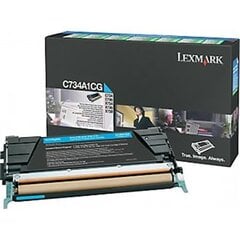 Lexmark - Toner Optra C73x/X73x Cyan 6K C734A1CG цена и информация | Картридж Actis KH-653CR | kaup24.ee