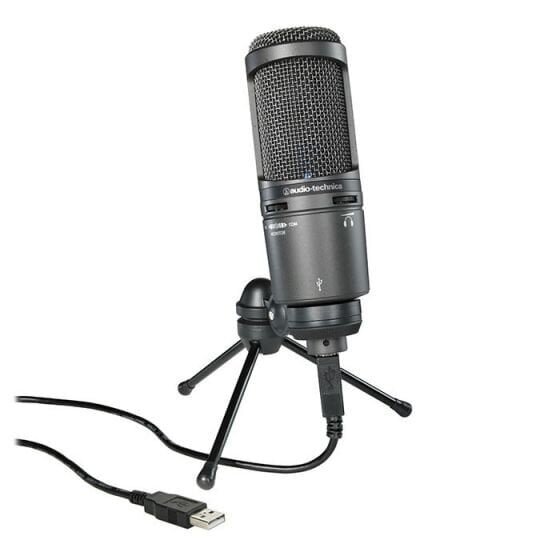 Kardioidkondensaator mikrofon Audio Technica AT2020USB+ hind ja info | Mikrofonid | kaup24.ee