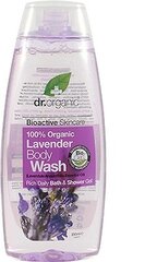 Натуральный гель для душа Dr. Organic Lavender, 250 мл цена и информация | Масла, гели для душа | kaup24.ee