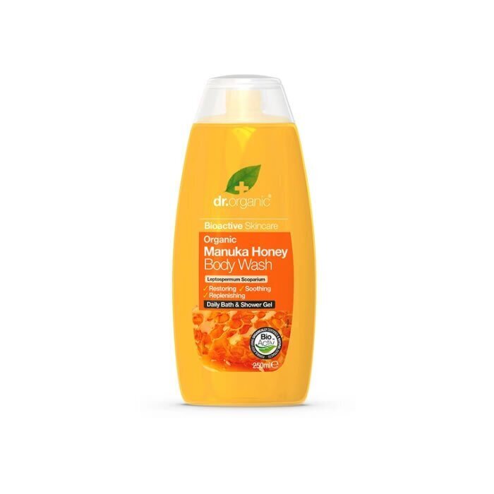 Naturaalne dušigeel Dr. Organic Manuka Honey 250 ml цена и информация | Dušigeelid, õlid | kaup24.ee