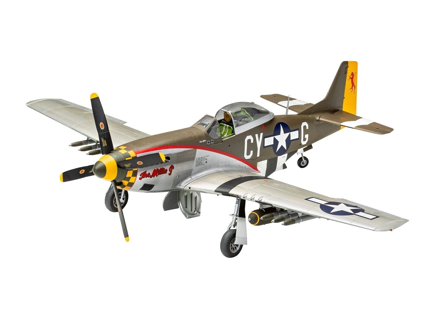 Revell - P-51D Mustang (late version), 1/32, 03838 hind ja info | Klotsid ja konstruktorid | kaup24.ee