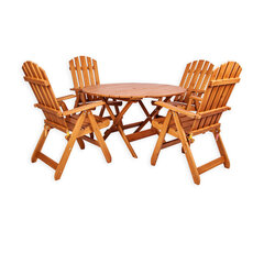Комплект мебели для сада/террасы «КАНАДА 4», коричневый, Folkland Home цена и информация | Комплекты уличной мебели | kaup24.ee