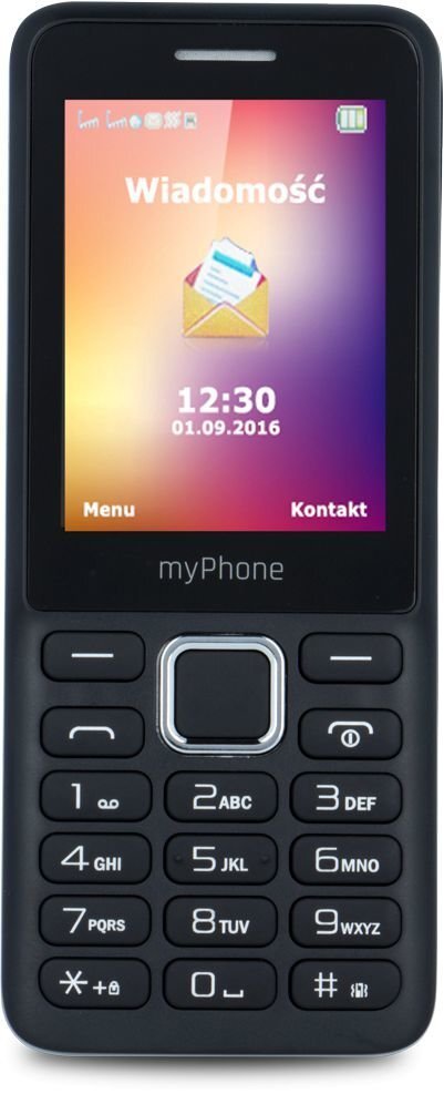 Mobiiltelefon MyPhone 6310 Dual black hind ja info | Telefonid | kaup24.ee