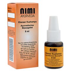 Ajurveda silmamassaažiõli Elaneer Kuzhampu, Nimi Auyrveda, 8ml цена и информация | Эфирные, косметические масла, гидролаты | kaup24.ee