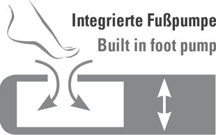 Надувной матрас Double Comfort Plus, серый/синий/черный, ТМ High Peak цена и информация | Надувные матрасы и мебель | kaup24.ee