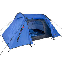 Палатка Kalmar 2, синий/серый, ТМ High Peak цена и информация | Палатки | kaup24.ee