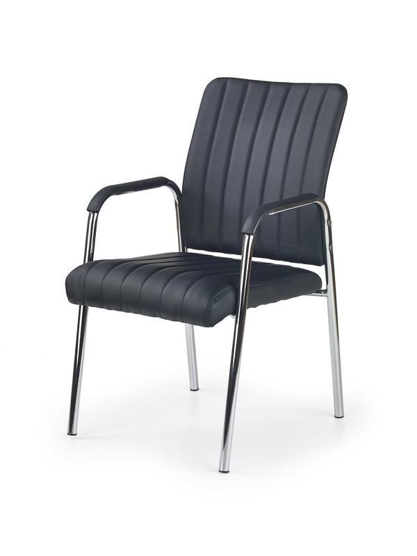 4 tooli komplekt Halmar Vigor, must цена и информация | Kontoritoolid | kaup24.ee