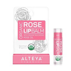Huulepalsam Alteya Organic Rose, 4,5 g hind ja info | Huulepulgad, -läiked, -palsamid, vaseliin | kaup24.ee