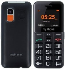 Mobiiltelefon MyPhone Halo EASY, Must hind ja info | MyPhone Mobiiltelefonid, foto-, videokaamerad | kaup24.ee