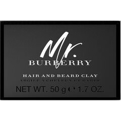 Habeme hooldusvahend Mr. Burberry Hair and Beard Clay 45 g цена и информация | Парфюмированная косметика для мужчин | kaup24.ee