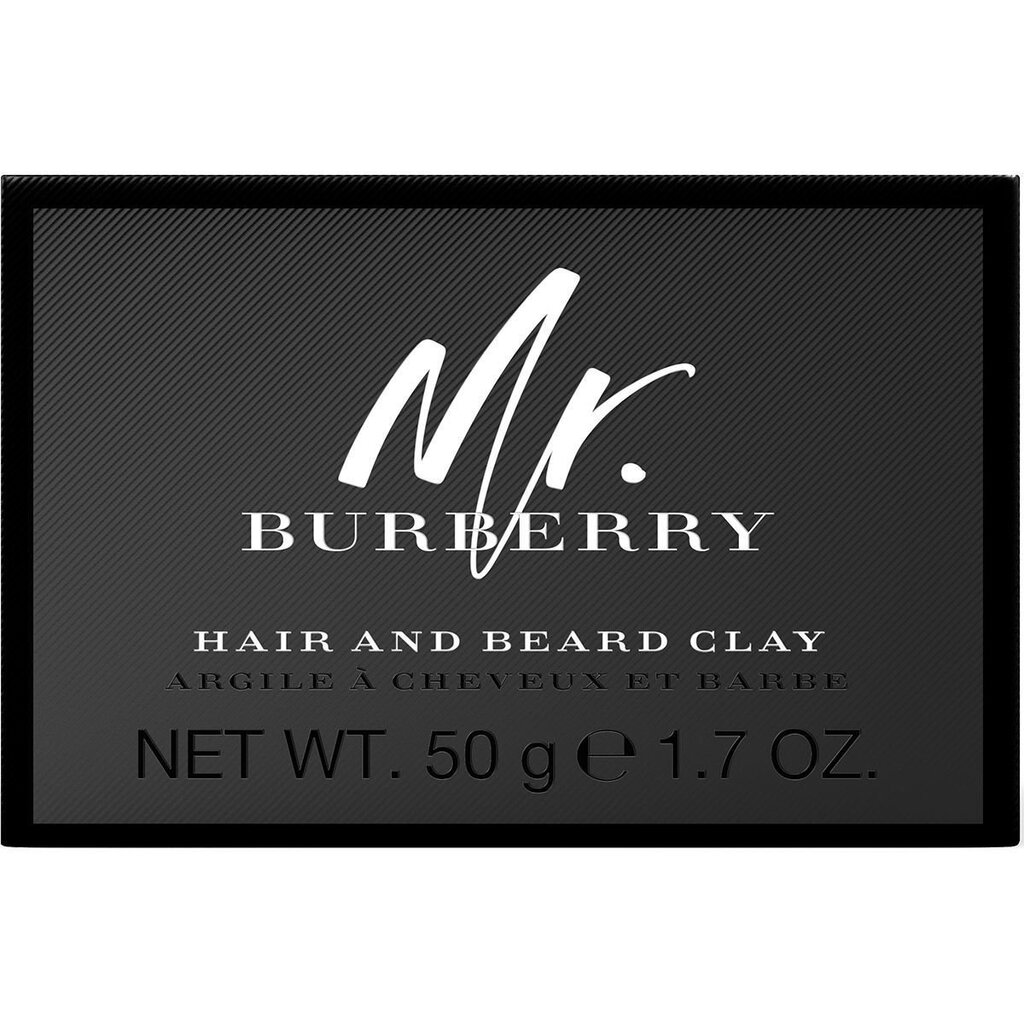 Habeme hooldusvahend Mr. Burberry Hair and Beard Clay 45 g цена и информация | Lõhnastatud kosmeetika meestele | kaup24.ee