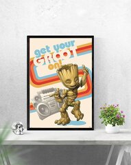 Стражи Галактики Get Your Groot On - плакат 61x91,5 cm цена и информация | Картины, живопись  | kaup24.ee