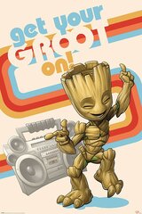 Стражи Галактики Get Your Groot On - плакат 61x91,5 cm цена и информация | Картины, живопись  | kaup24.ee