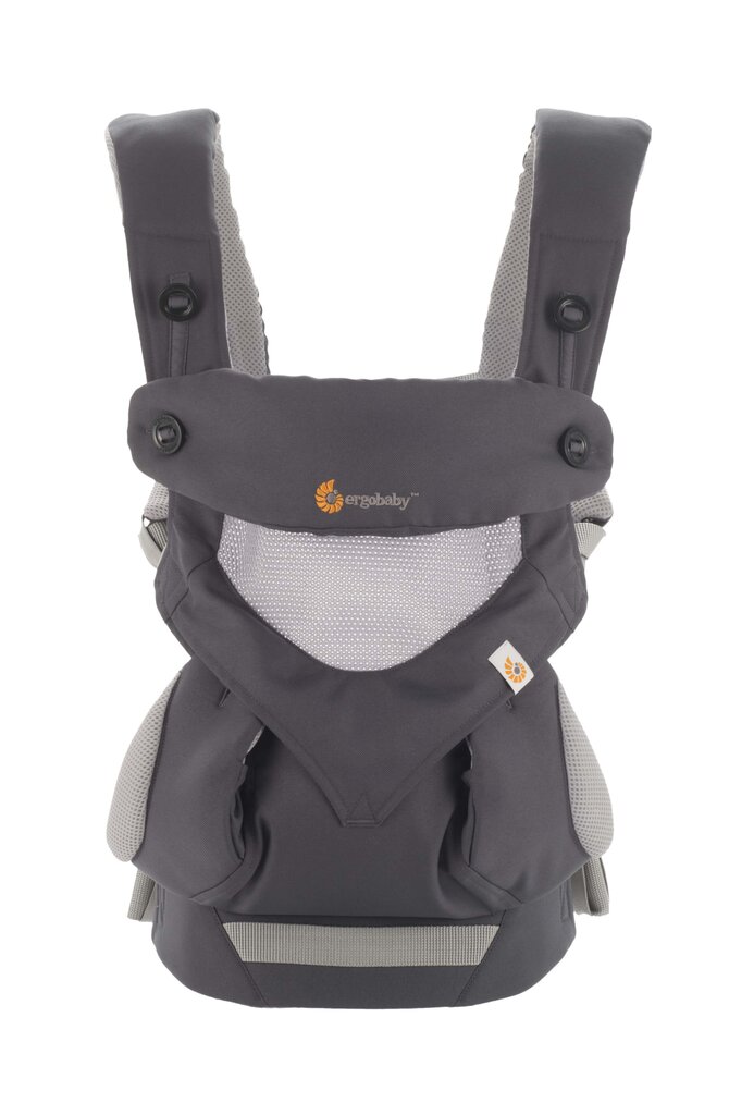 Kandekott Ergobaby 360 Cool Air BC360PBLKGRY, carbon grey hind ja info | Kõhukotid | kaup24.ee