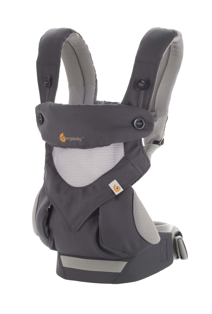 Kandekott Ergobaby 360 Cool Air BC360PBLKGRY, carbon grey цена и информация | Kõhukotid | kaup24.ee