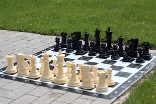 Большой шахматный набор для сада Материал ПВХ цена и информация | Настольные игры, головоломки | kaup24.ee