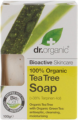 Dr. Organic Teepuu seep 100 g цена и информация | Seebid | kaup24.ee