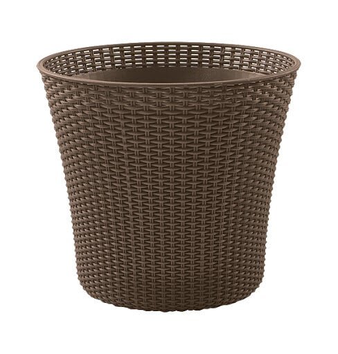 Lillepotiümbris CONIC PLANTER 56L, pruun hind ja info | Dekoratiivsed lillepotid | kaup24.ee