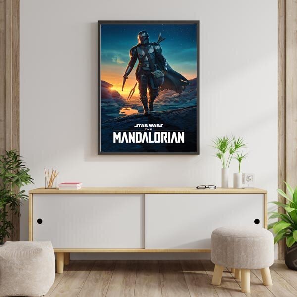 Star Wars The Mandalorian Nightfall – plakat 61x91,5 cm цена и информация | Seinapildid | kaup24.ee