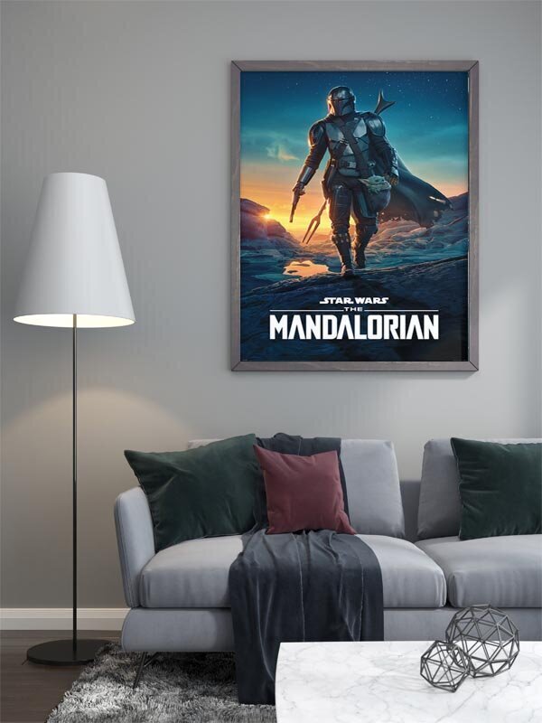 Star Wars The Mandalorian Nightfall – plakat 61x91,5 cm hind ja info | Seinapildid | kaup24.ee