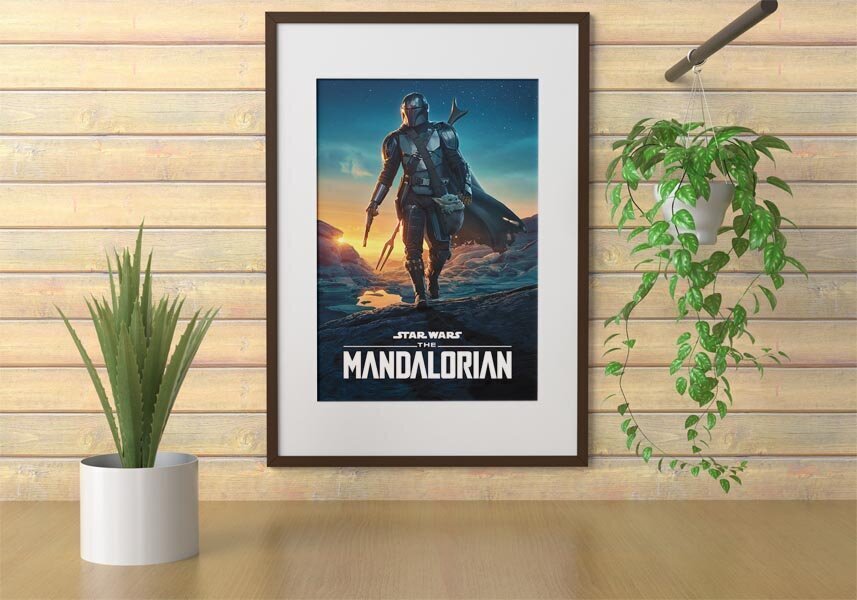 Star Wars The Mandalorian Nightfall – plakat 61x91,5 cm цена и информация | Seinapildid | kaup24.ee