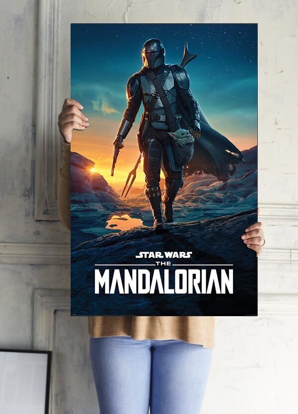 Star Wars The Mandalorian Nightfall – plakat 61x91,5 cm цена и информация | Seinapildid | kaup24.ee