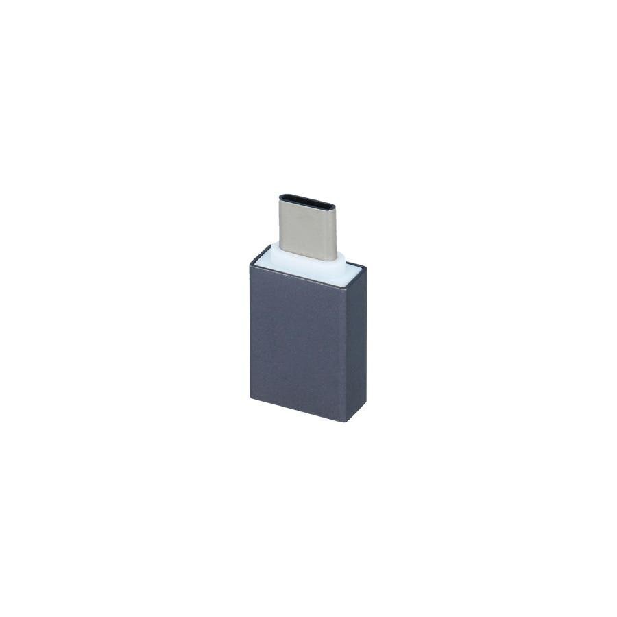 Adapter Type-C to USB Mocco Universal OTG Connection Silver цена и информация | Mobiiltelefonide kaablid | kaup24.ee