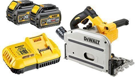 Dewalt Pilarka 54V XR FlexVolt 165mm (DCS520T2) hind ja info | Elektrilised saed, mootorsaed ja tarvikud | kaup24.ee