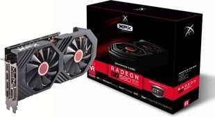 XFX Radeon RX 580 GTS XXX OC+, 8GB GDDR5, DVI-D, HDMI, 3xDP, BOX (RX-580P8DFD6) hind ja info | Videokaardid (GPU) | kaup24.ee