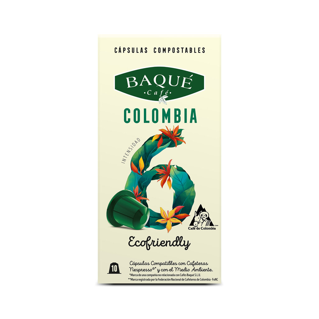 Kohvi kapslid Cafe Baque Colombia Nespresso®, 10kaps hind ja info | Kohv, kakao | kaup24.ee