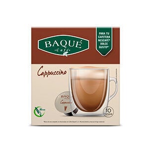 Cafe Baque Cappuccino Dolce gusto®*-ga ühilduvad komposteeritavad kohvikapslid, 10 kapslit hind ja info | Kohv, kakao | kaup24.ee