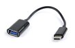 Gembird AB-OTG-CMAF2-01 USB C - USB A, 0.2 m цена и информация | USB jagajad, adapterid | kaup24.ee