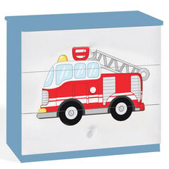 Комод Babydreams - Пожарная станция, синий цена и информация | Комоды | kaup24.ee